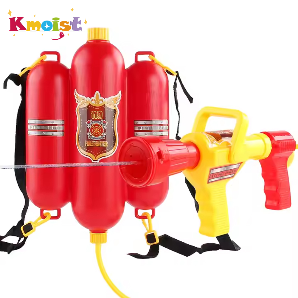 Kids Outdoor Yard Games - Large Capacity Water Gun Fireman Backpack
