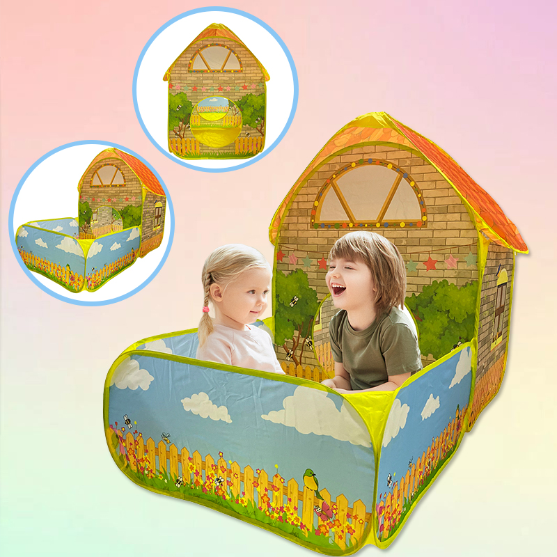 Kids Outdoor Play Yard - Play Tent Toys Ball Pool For