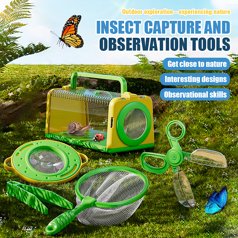 Kids Outdoor Gifts - Insect Capture Cage Observation Box with