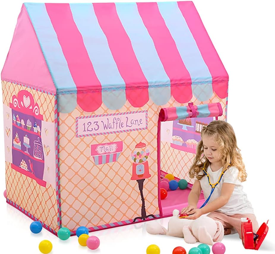 Kids Outdoor Clubhouse - Boys Girls Toys Children Indoor Playhouse