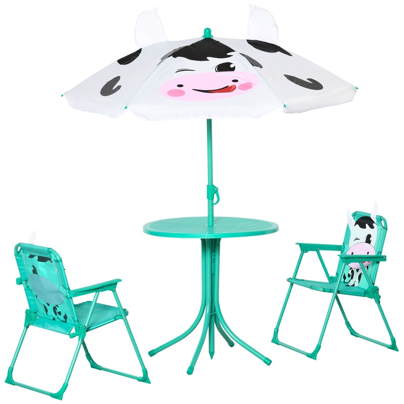 Kids Outdoor Table And Chairs With Umbrella - Outdoor Folding Kids Table and Chair