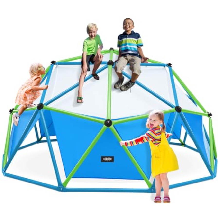 Kids Outdoor Climber - Outdoor Geometric Dome Climber with 1000LBS