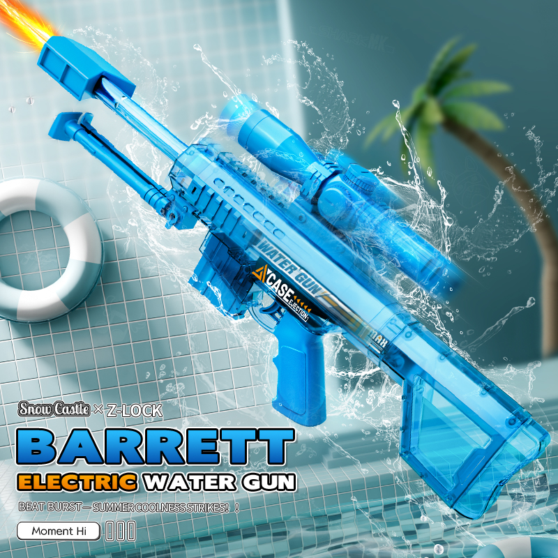 Kids Outdoor Yard Games - Electric Automatic Sniper Water Gun Toy