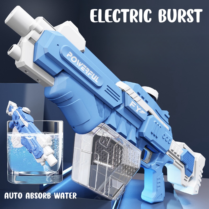 Kids Outdoor Yard Games - Children Electric Burst Water Gun Fully