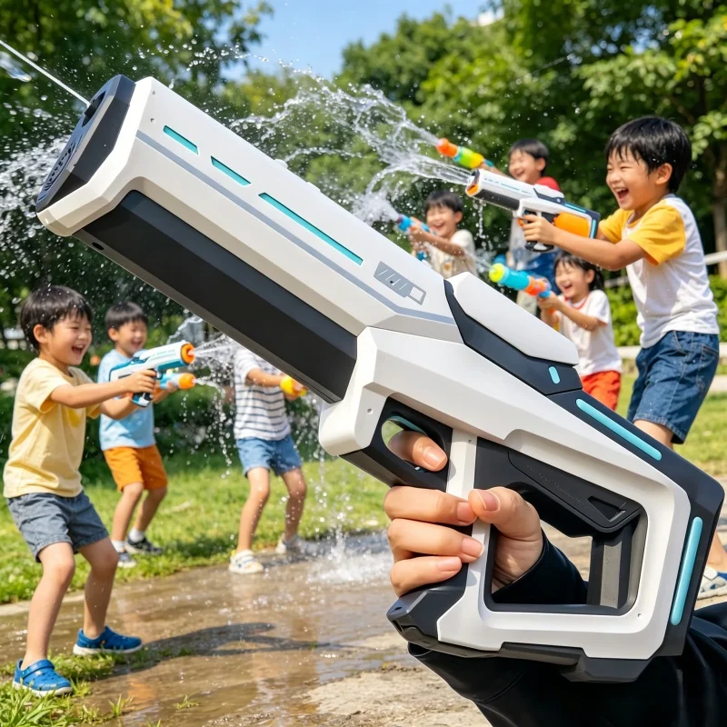 Kids Outdoor Yard Games - Powerful Automatic Electric Water Blaster for