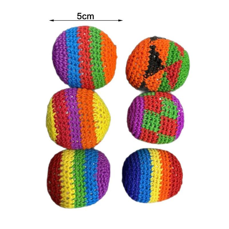 Kids Outdoor Climber - 1/3/6/9/12pc Outdoor Soft Handmade Footbag Sacks