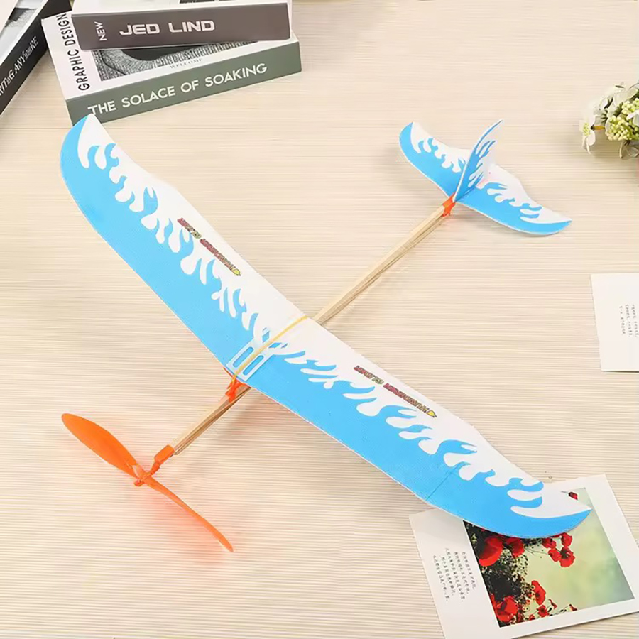 DIY Rubber Band Airplanes Powe - مراجعة Kids Outdoor Activity Toys وسعره