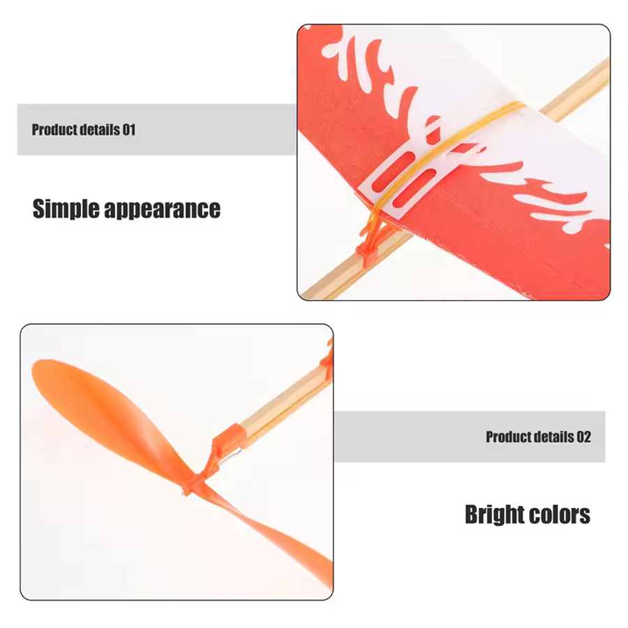 DIY Rubber Band Airplanes Powe - مراجعة Kids Outdoor Activity Toys وسعره
