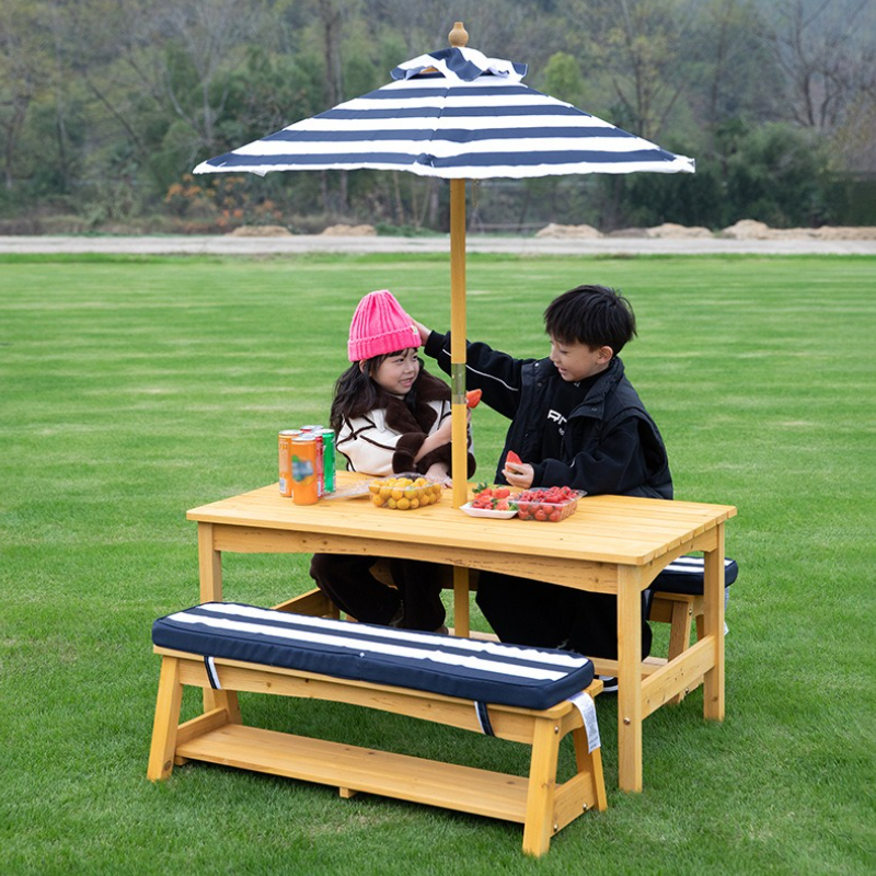 Manufactory Kids Outdoor Loung - مراجعة Kids Outdoor Table And Chairs With Umbrella وسعره