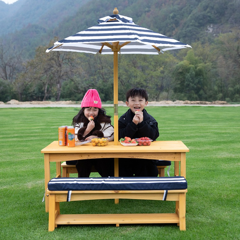 Manufactory Kids Outdoor Loung - مراجعة Kids Outdoor Table And Chairs With Umbrella وسعره