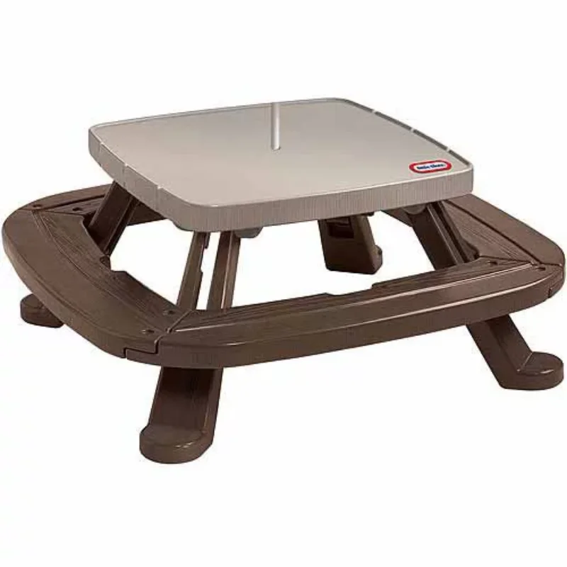 Outdoor  Kids Picnic Table Toy - مراجعة Kids Outdoor Table And Chairs With Umbrella وسعره