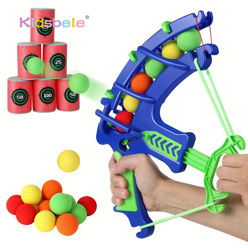 Foam Ball Shooting Toy Bow – S - مراجعة Kids Outdoor Clubhouse وسعره