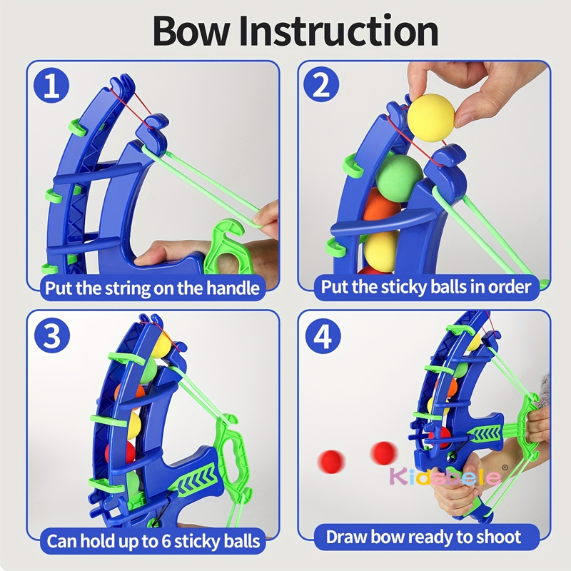 Foam Ball Shooting Toy Bow – S - مراجعة Kids Outdoor Clubhouse وسعره