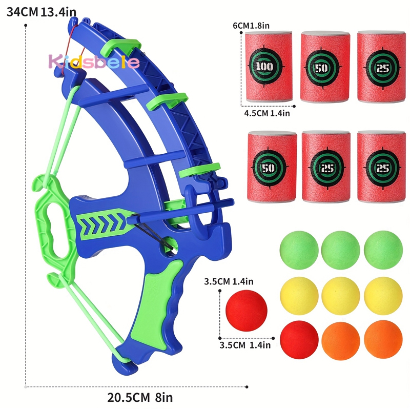 Foam Ball Shooting Toy Bow – S - مراجعة Kids Outdoor Clubhouse وسعره
