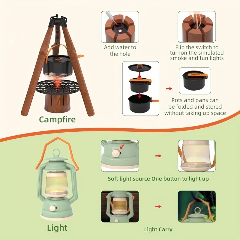 Kids Camping Set Toy Outdoor E - مراجعة Kids Outdoor Wendy House وسعره