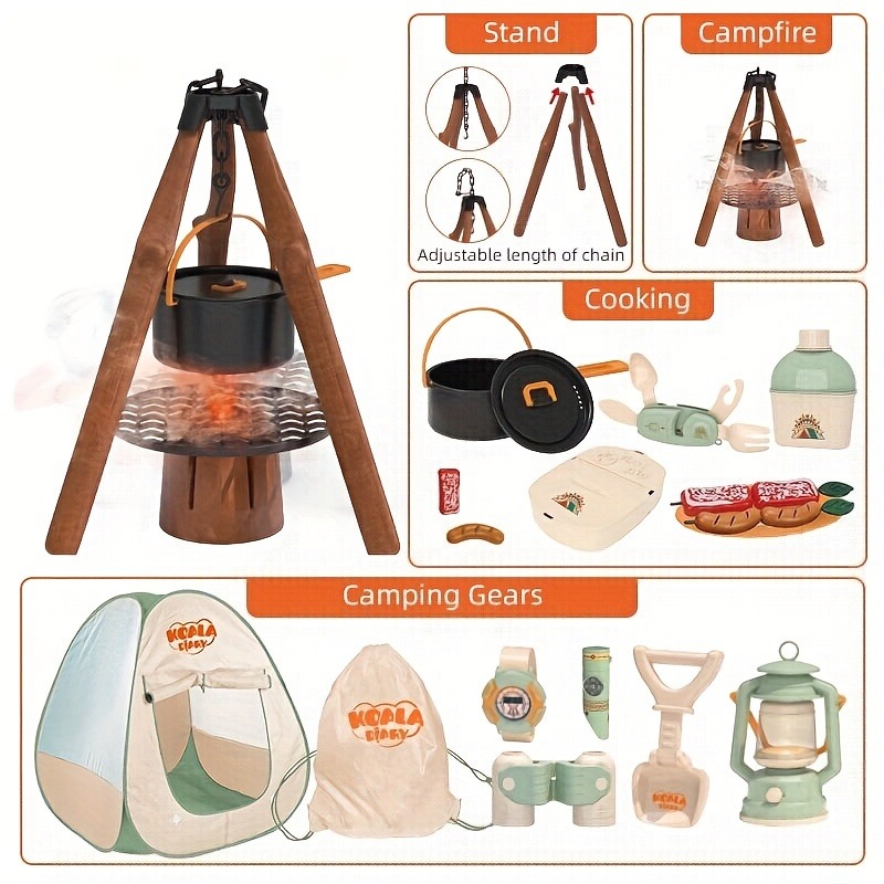 Kids Camping Set Toy Outdoor E - مراجعة Kids Outdoor Wendy House وسعره