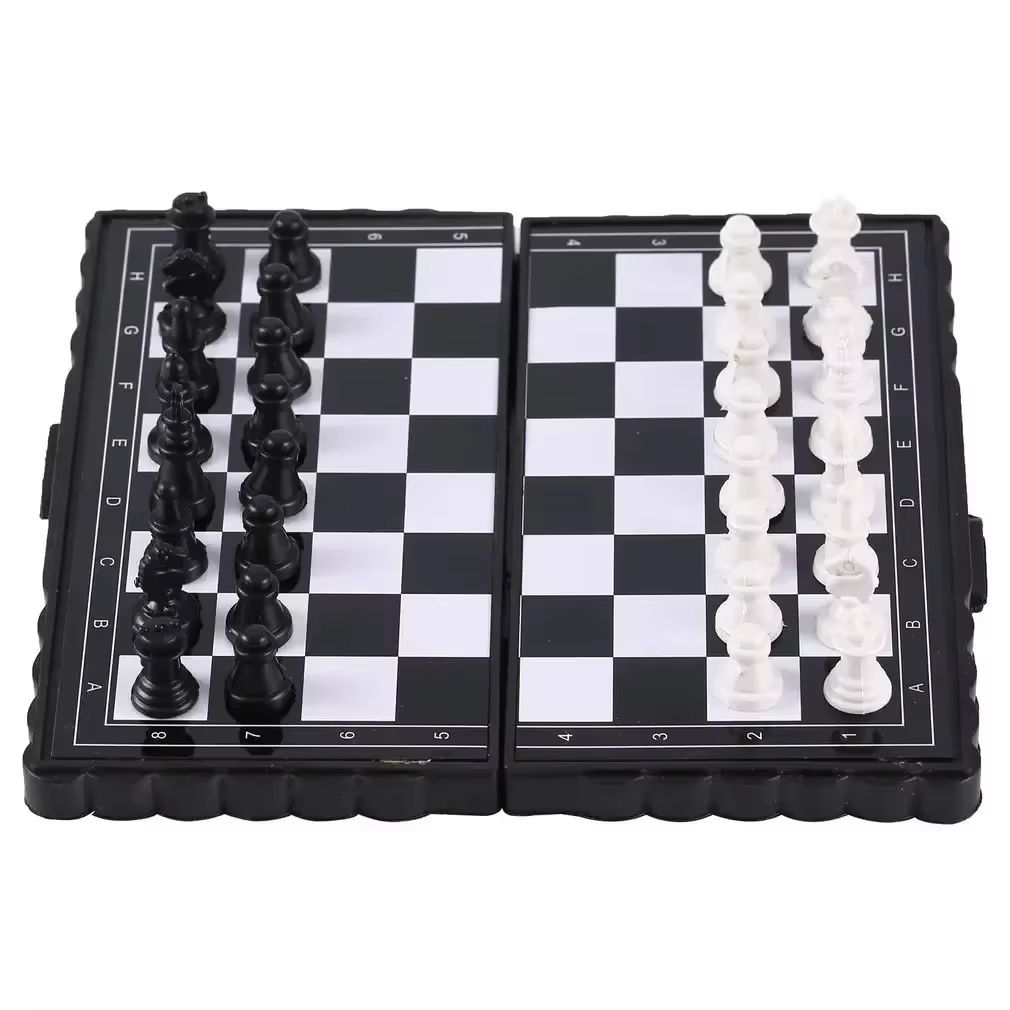 1Pc Mini Magnetic  Chess Set   - مراجعة Kids Outdoor Activity Toys وسعره