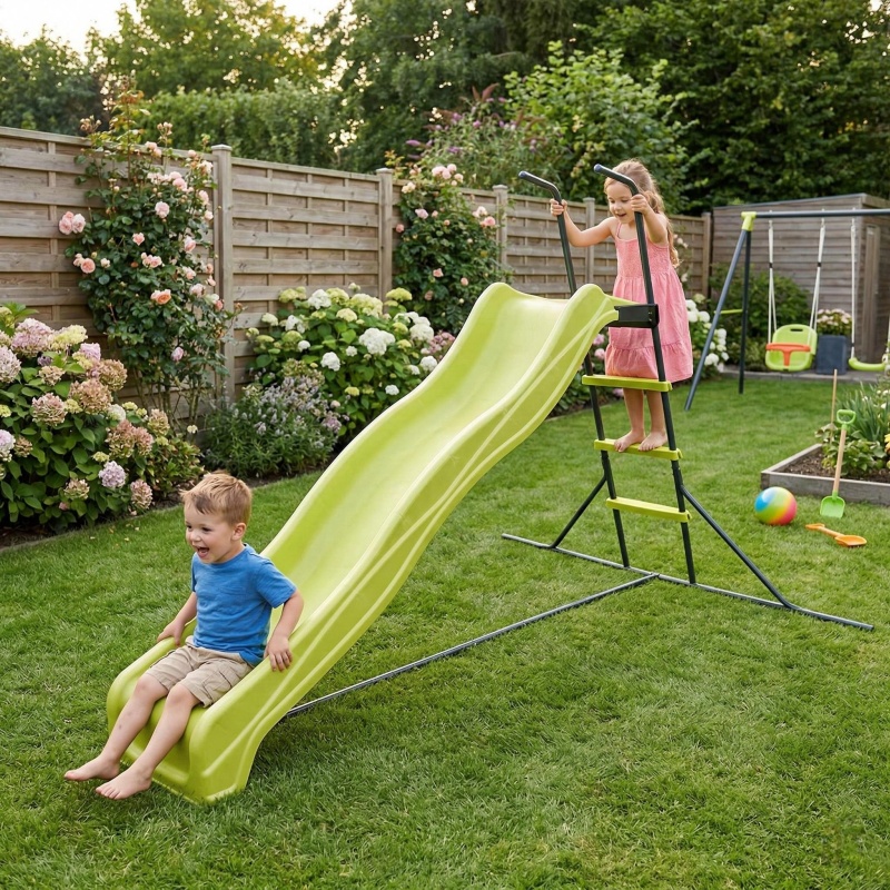 Outdoor 2.2M Freestanding Slid - مراجعة Kids Outdoor Climber وسعره