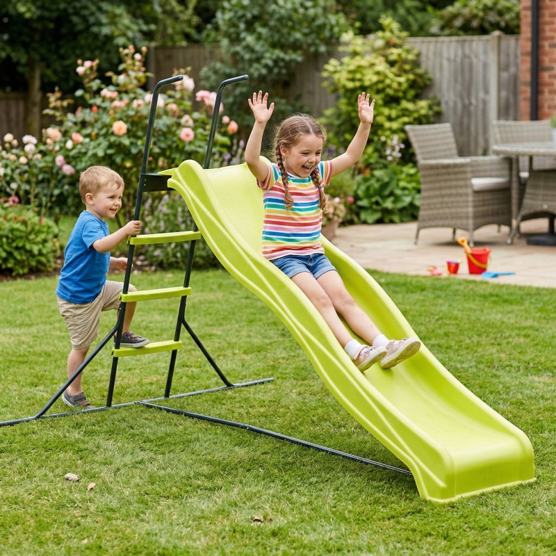 Outdoor 2.2M Freestanding Slid - مراجعة Kids Outdoor Climber وسعره