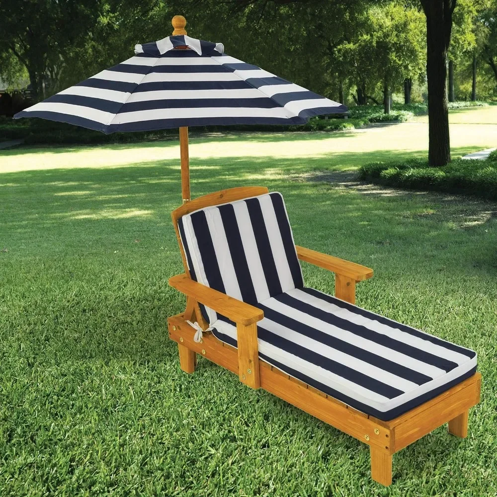 t Outdoor Wooden Chaise Lounge - مراجعة Kids Outdoor Lounge Chair With Umbrella وسعره