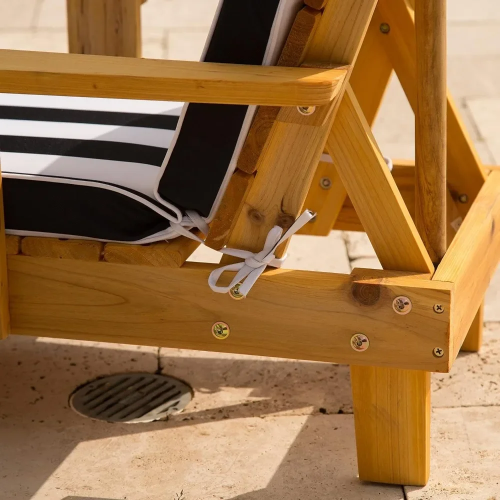 t Outdoor Wooden Chaise Lounge - مراجعة Kids Outdoor Lounge Chair With Umbrella وسعره