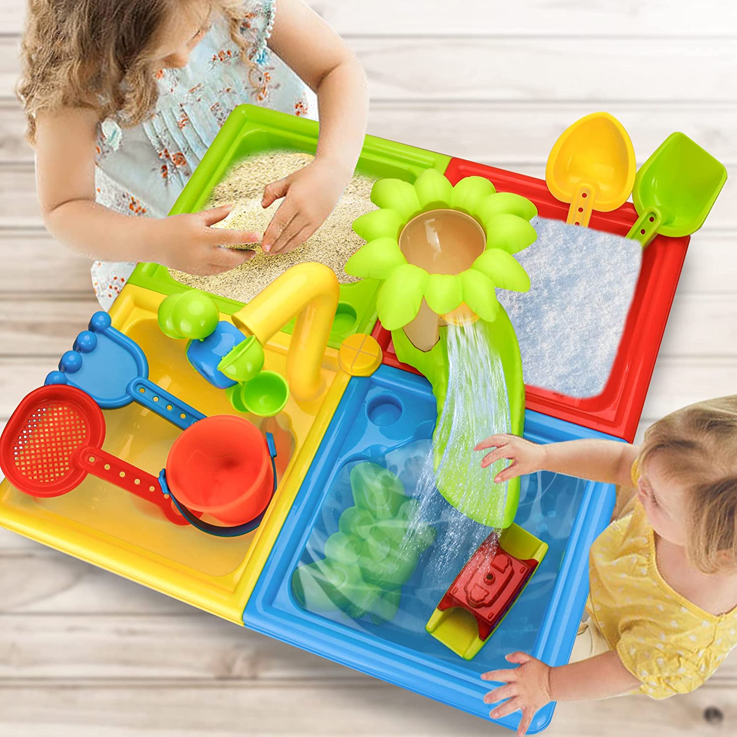 Beach Table Sand Play Toys Chi - مراجعة Kids Outdoor Clubhouse وسعره