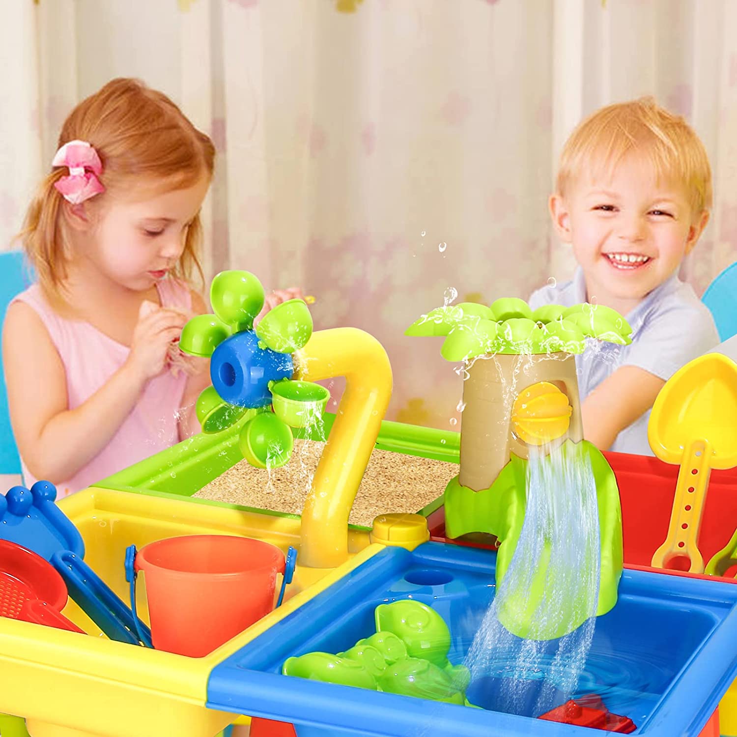 Beach Table Sand Play Toys Chi - مراجعة Kids Outdoor Clubhouse وسعره