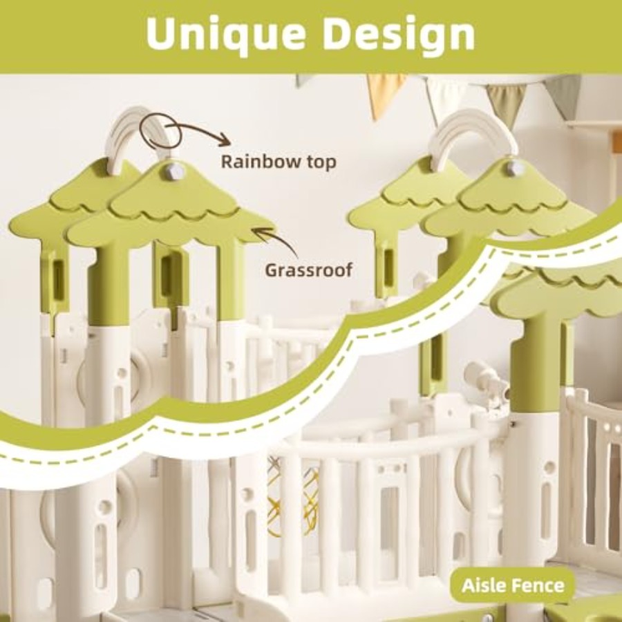 9 in 1 Toddler Slide, Kids Sli - مراجعة Kids Outdoor Climber وسعره