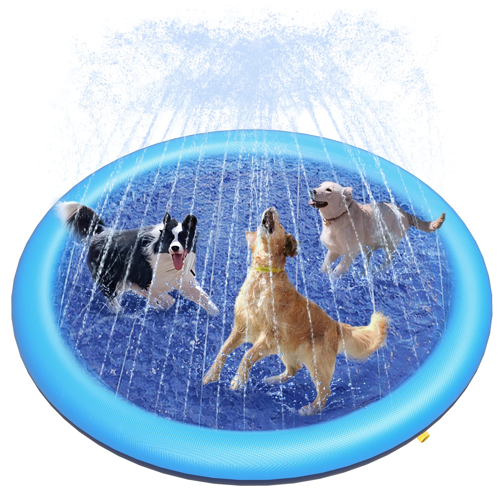 Dog Splash Pad Thick Sprinkler - مراجعة Kids Outdoor Clubhouse وسعره