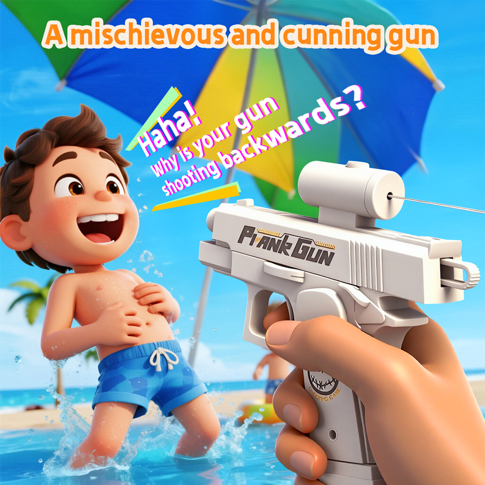 Summer Two-Way Water Gun Prank - مراجعة Kids Outdoor Yard Games وسعره