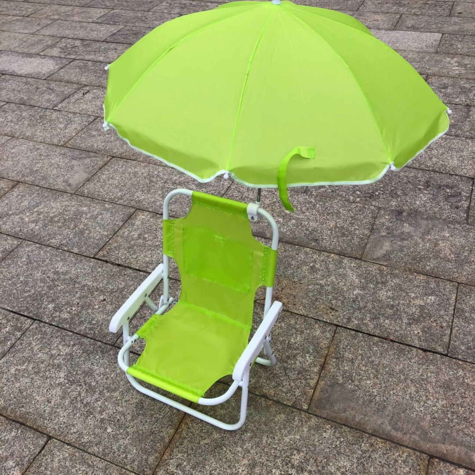 Kids Foldable Beach Chair With - مراجعة Kids Outdoor Lounge Chair With Umbrella وسعره