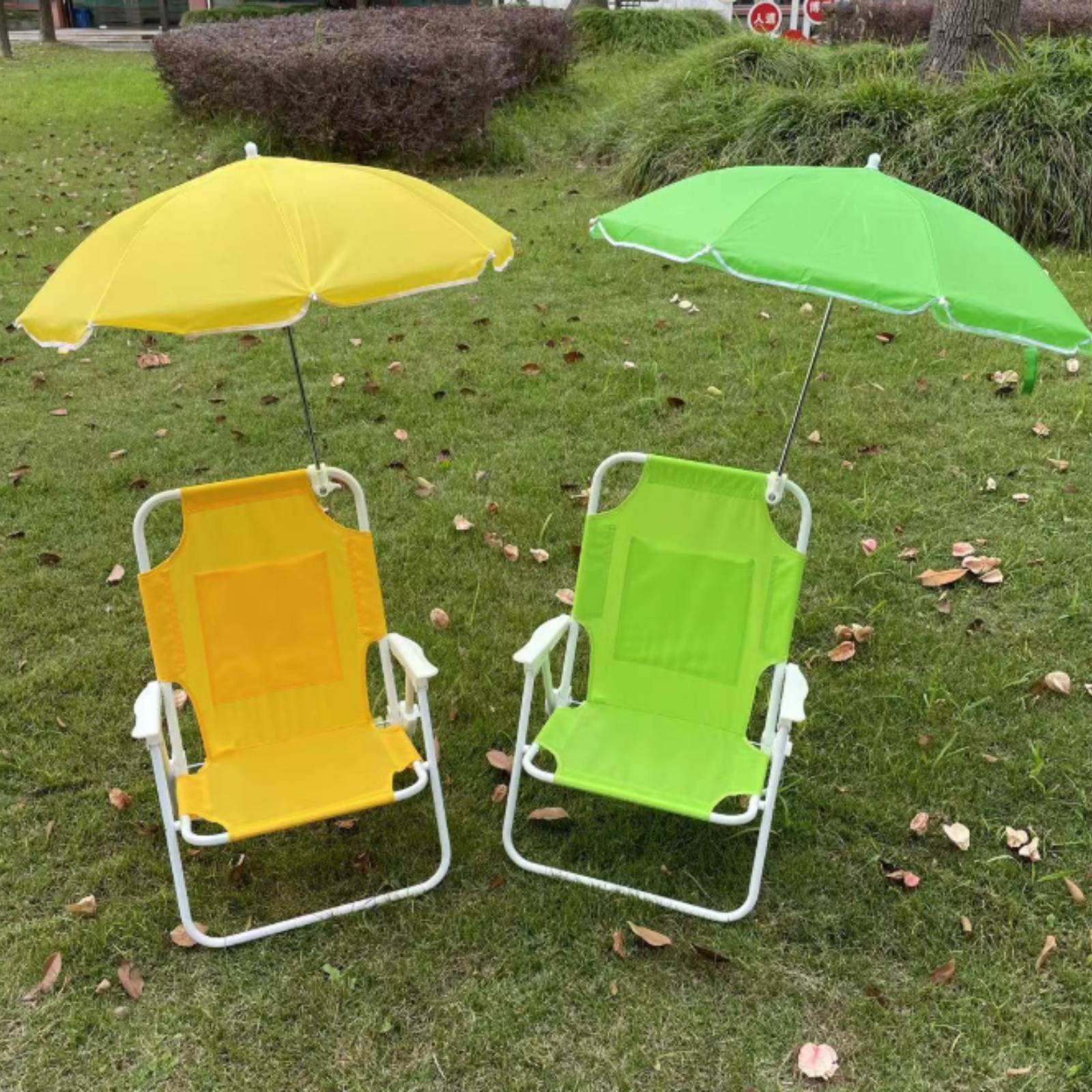 Kids Foldable Beach Chair With - مراجعة Kids Outdoor Lounge Chair With Umbrella وسعره