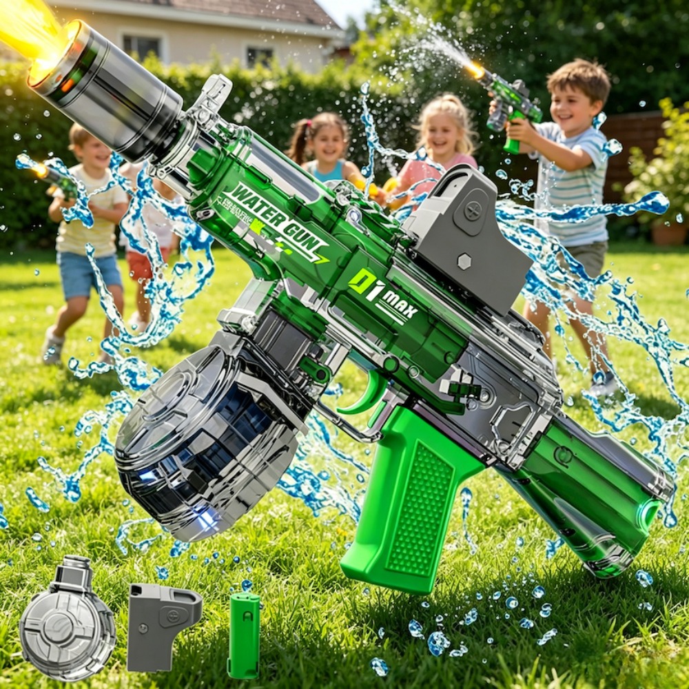 AK Electric Water Gun Toy High - مراجعة Kids Outdoor Yard Games وسعره