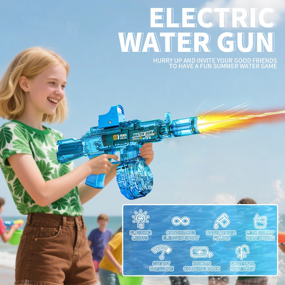 AK Electric Water Gun Toy High - مراجعة Kids Outdoor Yard Games وسعره