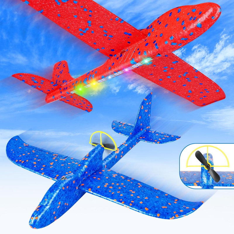 Electric Foam Plane Glider Han - مراجعة Kids Outdoor Gifts وسعره