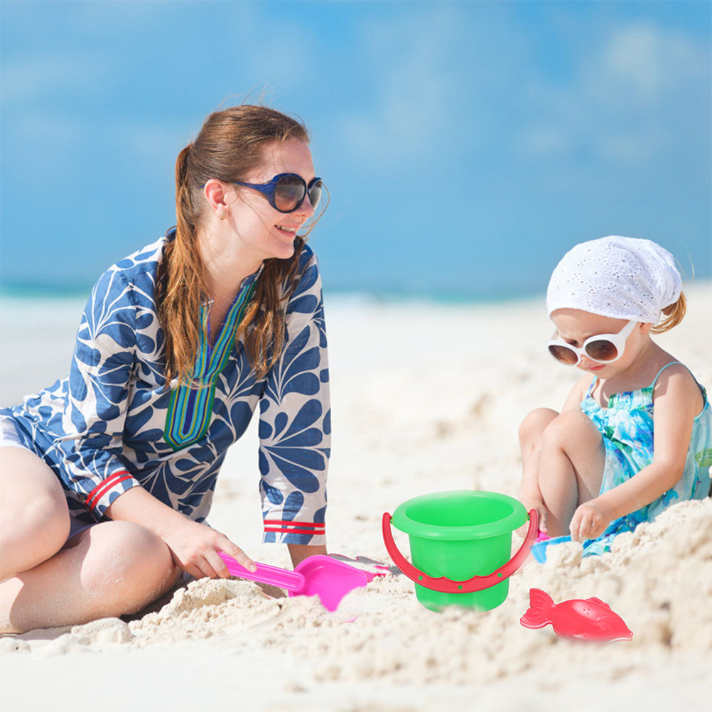 8 Sets Kids Sand Bucket Beach  - مراجعة Kids Outdoor Activity Toys وسعره