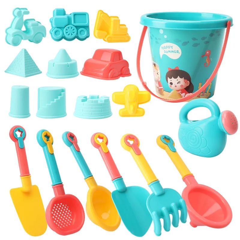18PCS Beach Toy Set Bucket Sea - مراجعة Kids Outdoor Clubhouse وسعره