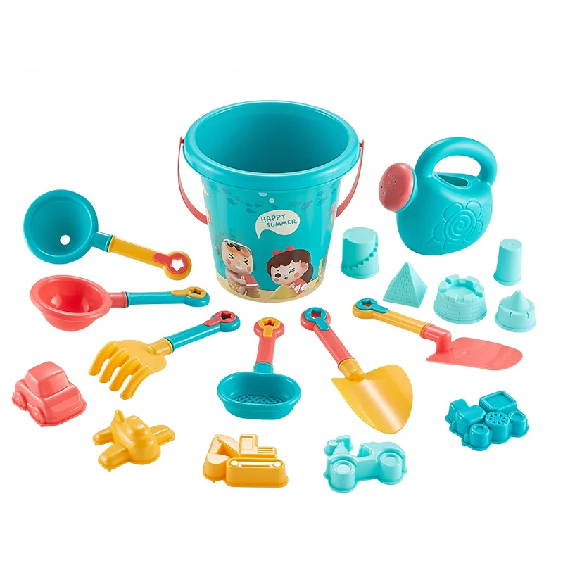 18PCS Beach Toy Set Bucket Sea - مراجعة Kids Outdoor Clubhouse وسعره