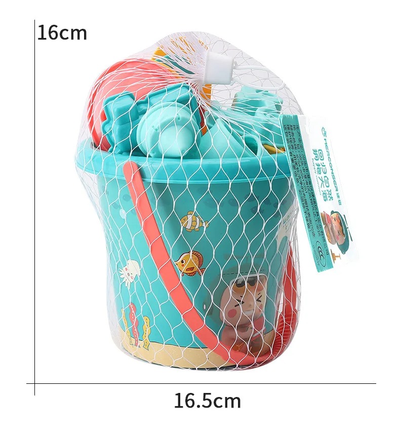 18PCS Beach Toy Set Bucket Sea - مراجعة Kids Outdoor Clubhouse وسعره