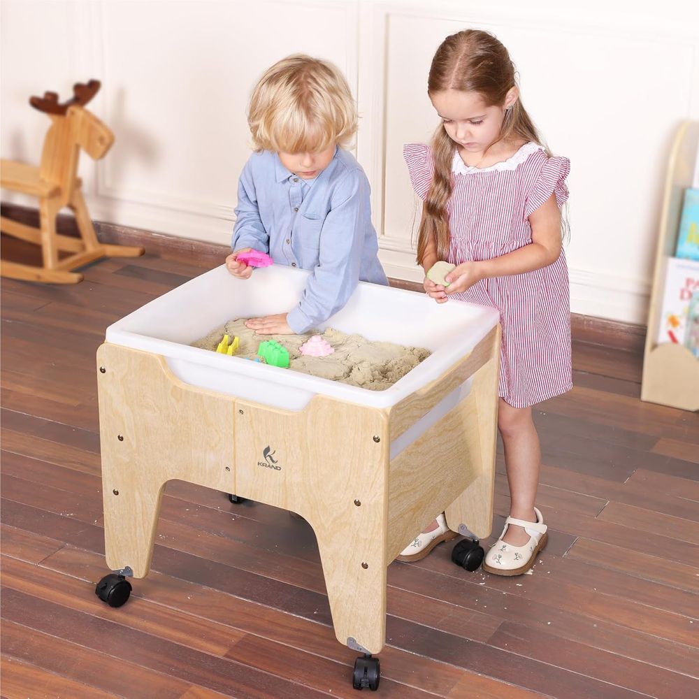 Kids Water & Sand Sensory Tabl - مراجعة Kids Outdoor Sensory Table وسعره
