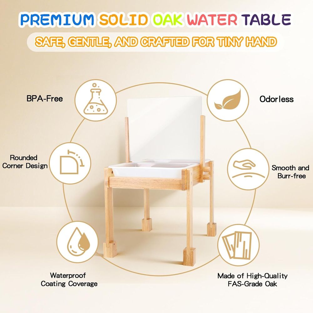 Sand and Water Table or Toddle - مراجعة Kids Outdoor Sensory Table وسعره