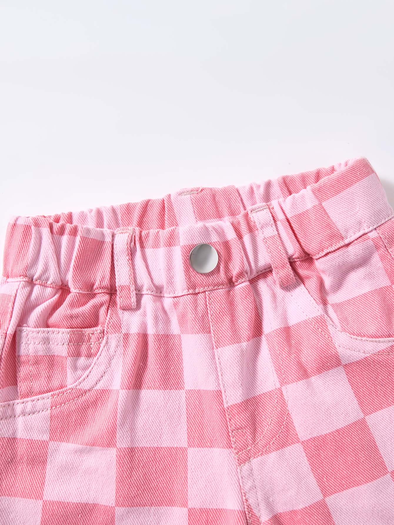 Baby Girls' Pink Plaid Jeans S - مراجعة Kids Outdoor Clubhouse وسعره
