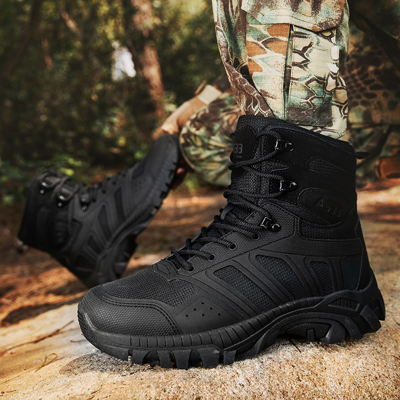 Men Tactical Boots Lace Up Des - مراجعة Kids Outdoor Climber وسعره