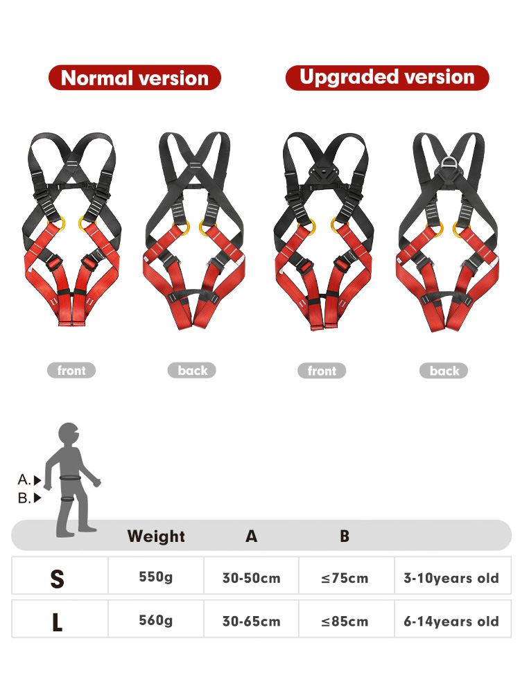 Kid's Safety Belt Child Full B - مراجعة Kids Outdoor Climber وسعره