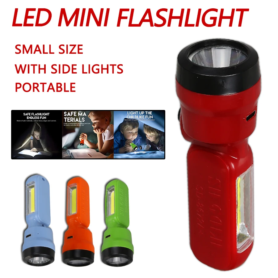 Mini COB+XPE Children Flashlig - مراجعة Kids Outdoor Gifts وسعره