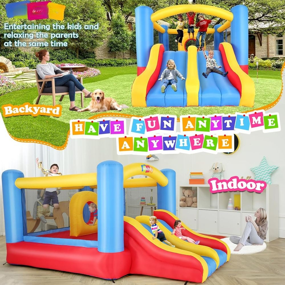 Indoor Outdoor Blow Up Bouncy, - مراجعة Kids Outdoor Wendy House وسعره