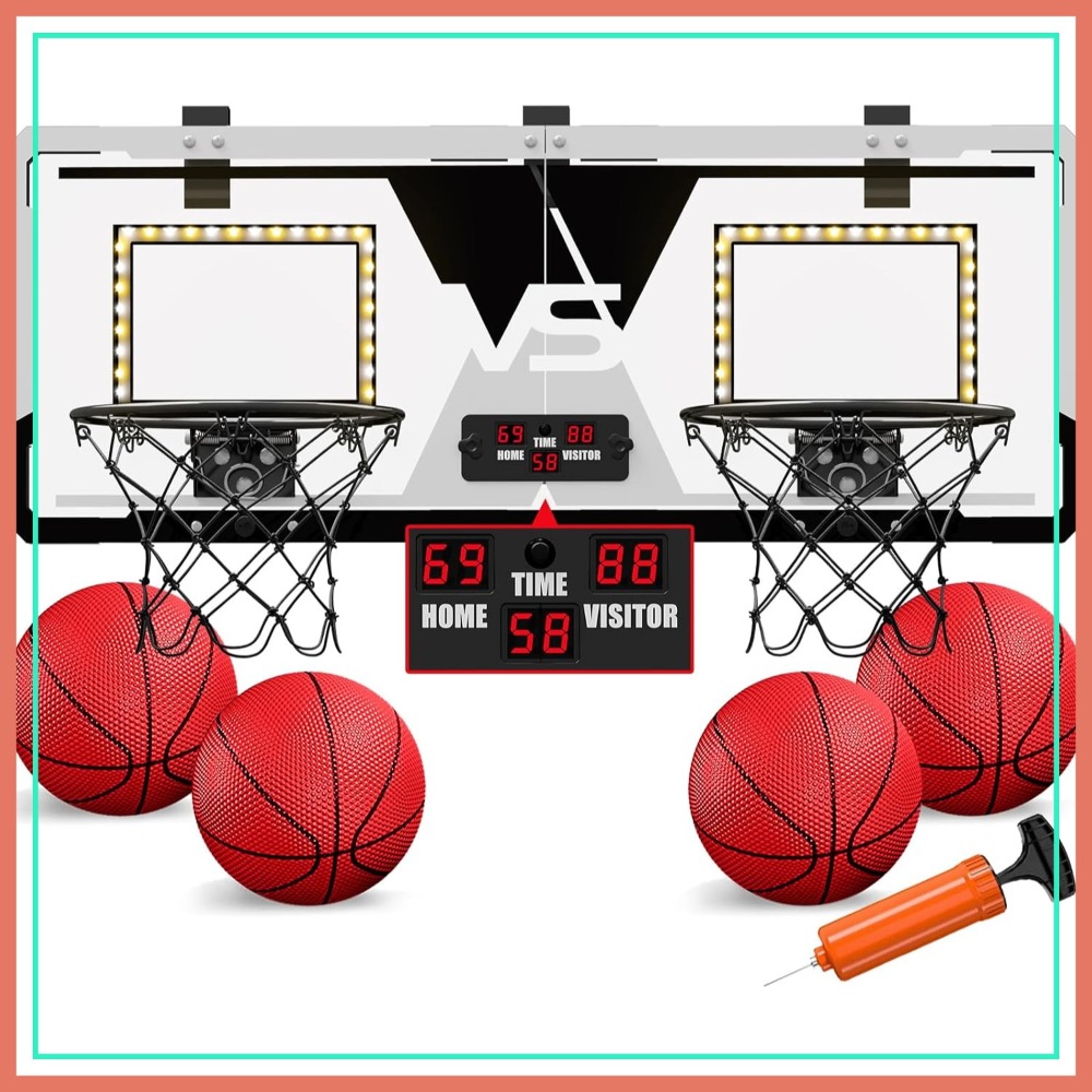 2 Player Basketball Game, Dual - مراجعة Kids Outdoor Gifts وسعره