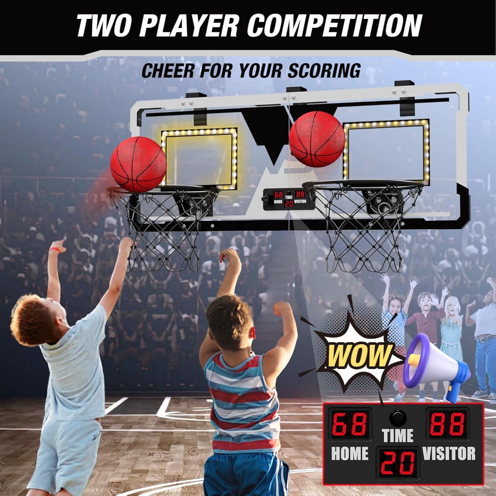 2 Player Basketball Game, Dual - مراجعة Kids Outdoor Gifts وسعره
