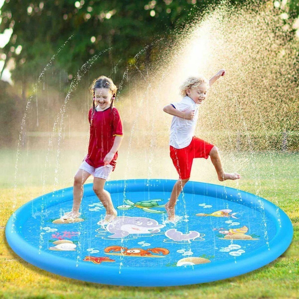 Children Play Splash Pad,Outdo - مراجعة Kids Outdoor Clubhouse وسعره