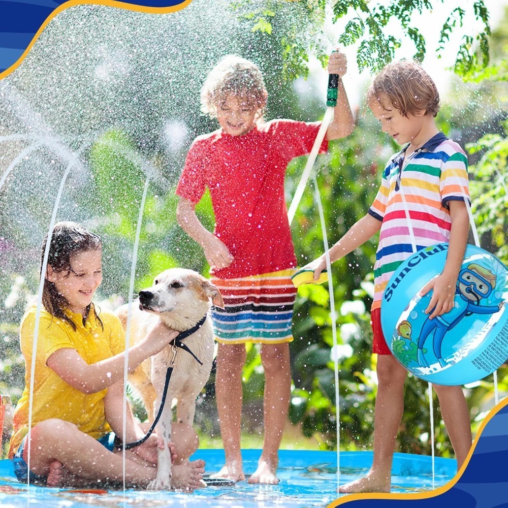 Children Play Splash Pad,Outdo - مراجعة Kids Outdoor Clubhouse وسعره